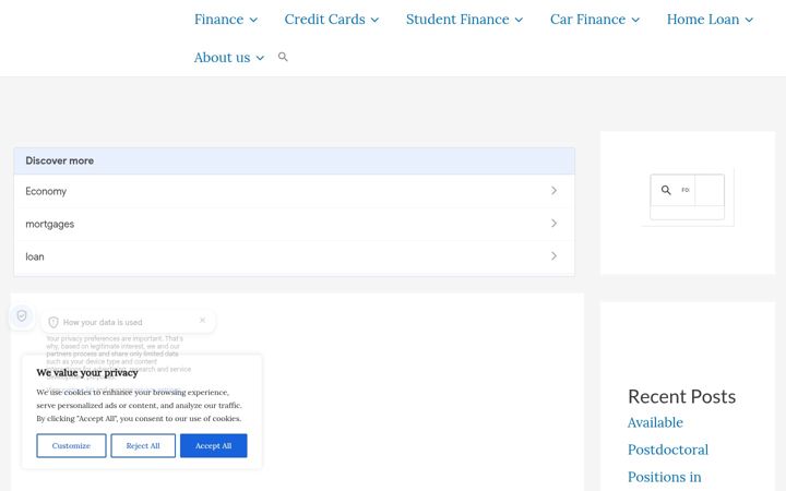Screenshot of fundings4you.com