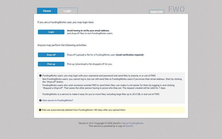 Screenshot of fundingworks.eu