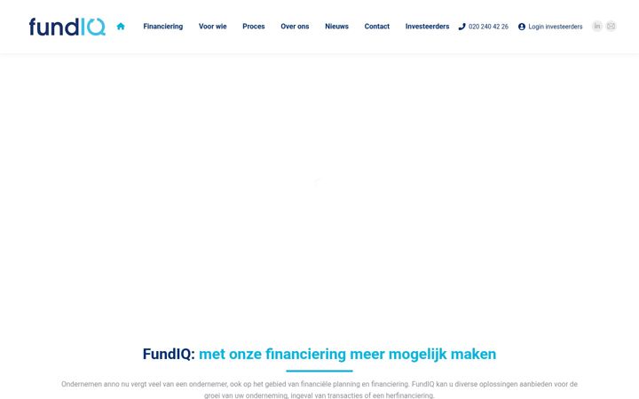 Screenshot of fundiq.nl