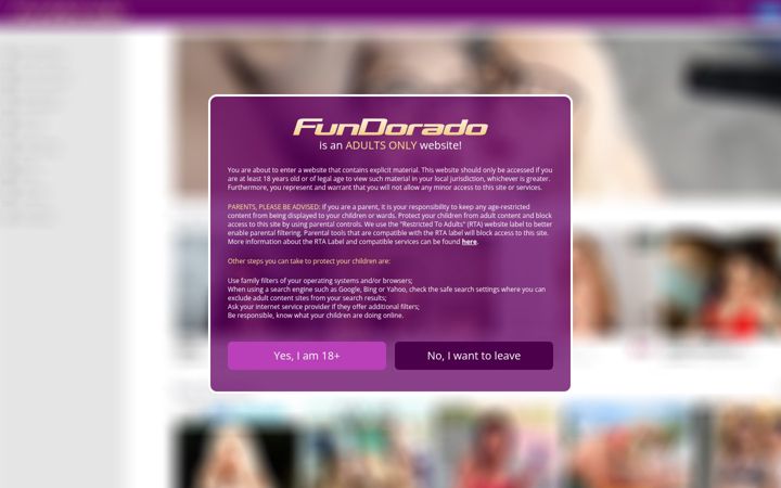 Posnetek zaslona fundorado.de