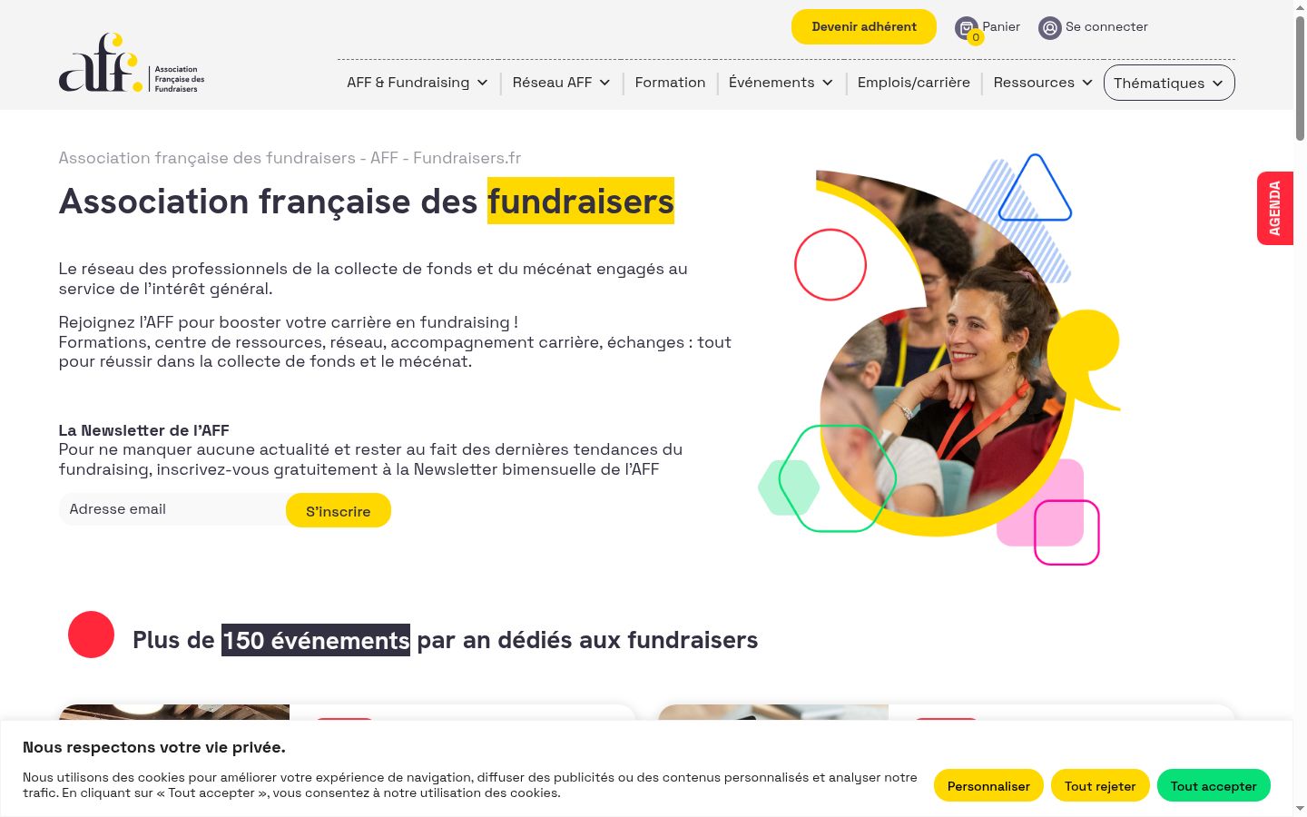 Screenshot tal-banner tal-kunsens muri qabel kwalunkwe interazzjoni