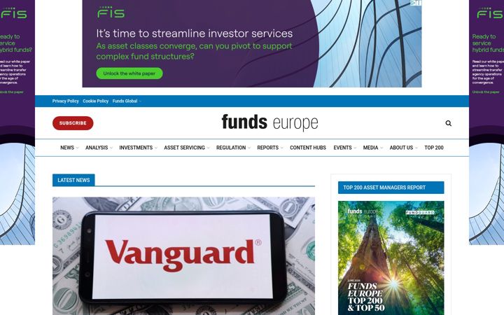 Zrzut ekranu funds-europe.com