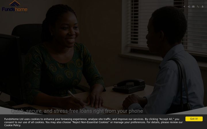 Screenshot of fundshomeng.com