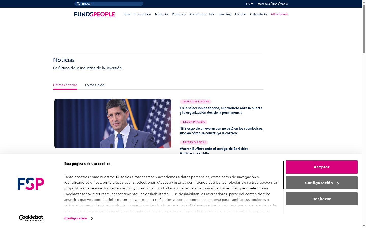 Screenshot tal-banner tal-kunsens muri qabel kwalunkwe interazzjoni