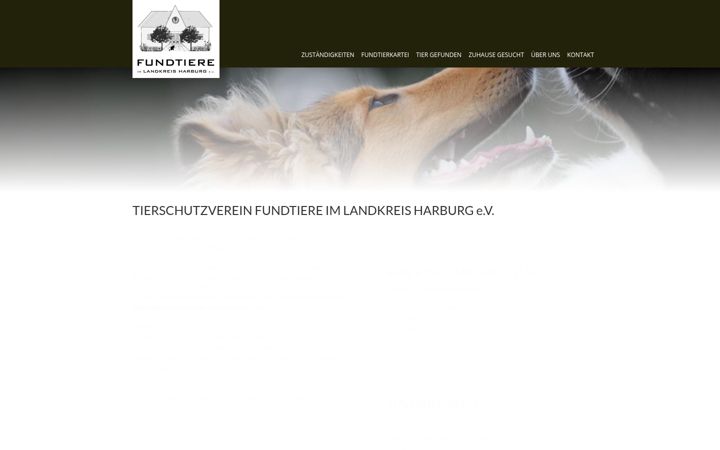 Screenshot of fundtiere-lkharburg.de