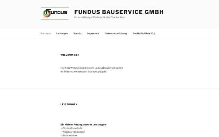 Screenshot of fundus-bauservice.de