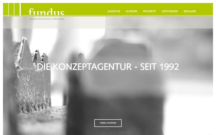 Snímek obrazovky fundus-werbeagentur.de