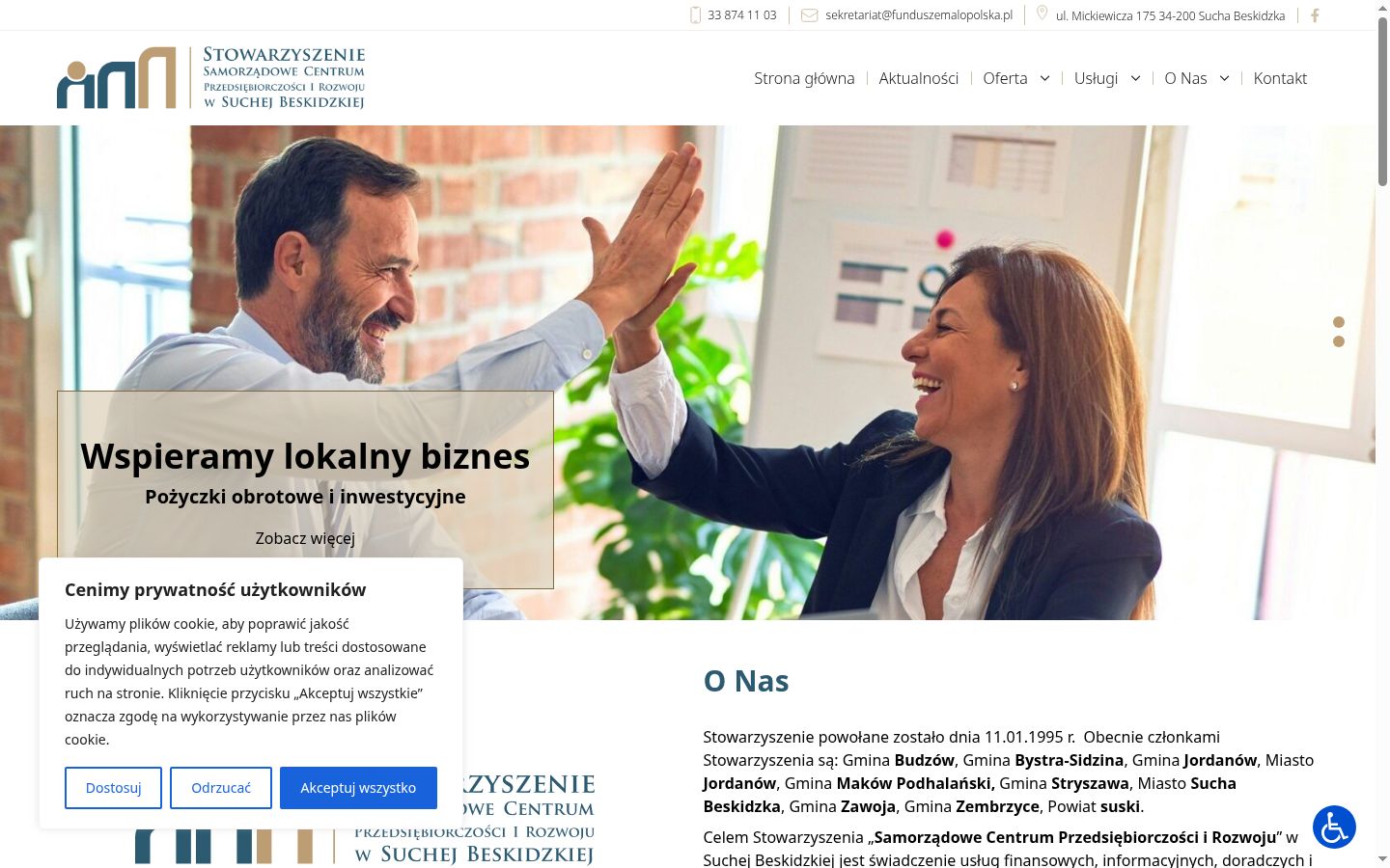 Ekrānuzņēmums ar piekrišanas baneri, kas tika rādīts pirms jebkādas mijiedarbības