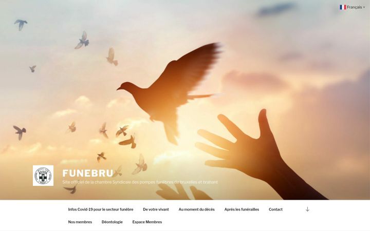 Screenshot του funebru.be