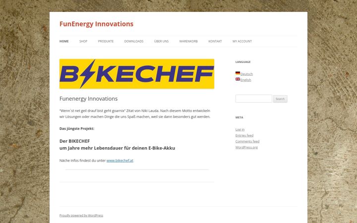 Screenshot of funenergy.at