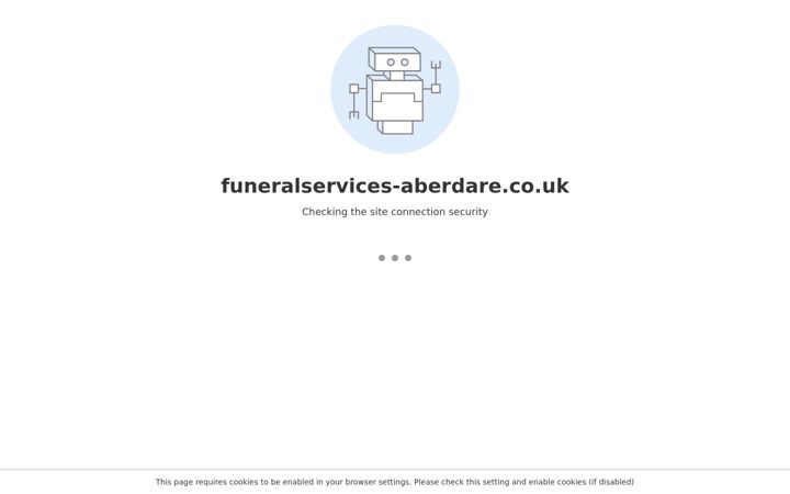 Screenshot of funeralservices-aberdare.co.uk