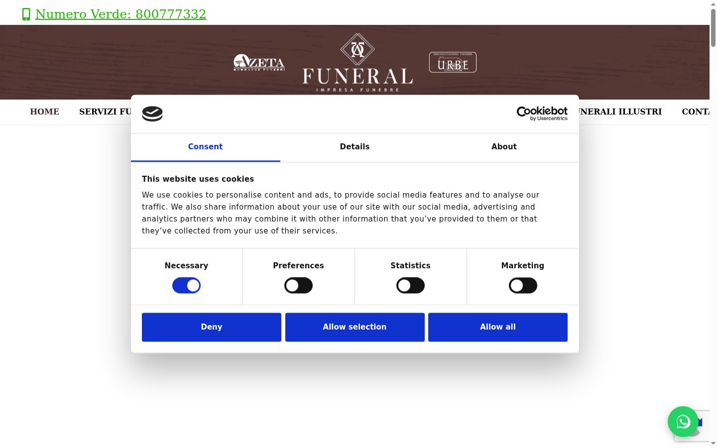 Screenshot tal-banner tal-kunsens muri qabel kwalunkwe interazzjoni