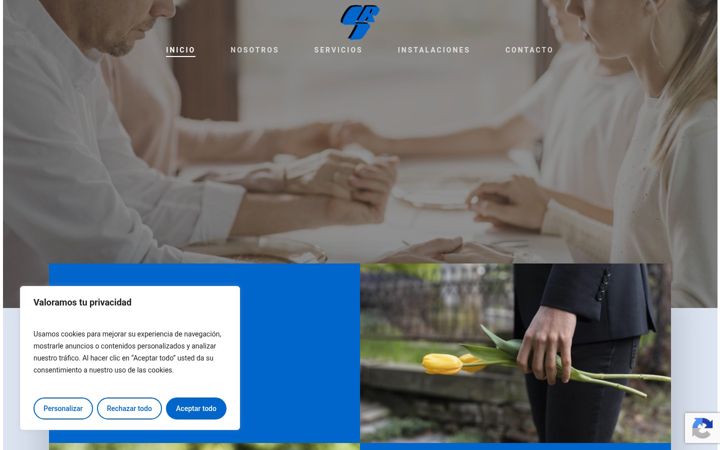 Screenshot of funeraria-gimeno-ribarroja.com