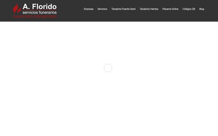 Ekrano kopija funerariaaflorido.es