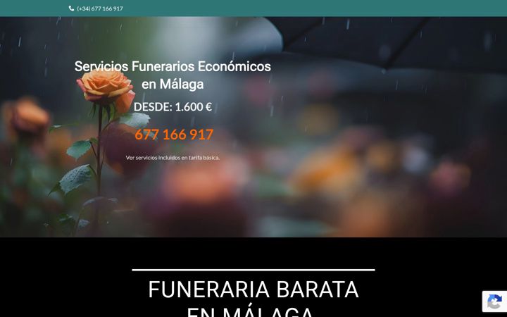 Screenshot of funerariabarata.com