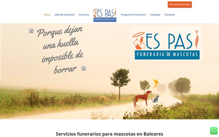 Ekrano kopija funerariaespas.es
