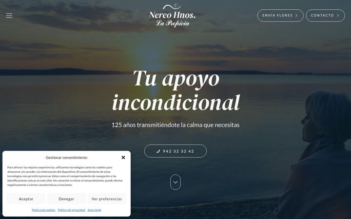 Screenshot of funerarianereo.es