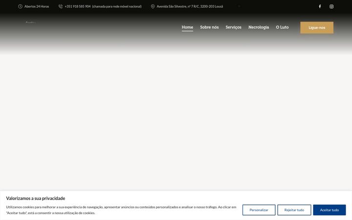 Screenshot van funerariaoconvento.pt