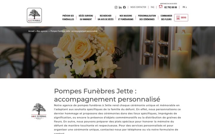 Screenshot του funerarium-spruyt.be