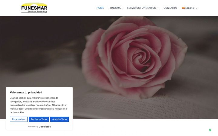 Screenshot van funesmar.net