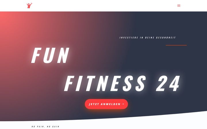 Screenshot of funfitness24.de