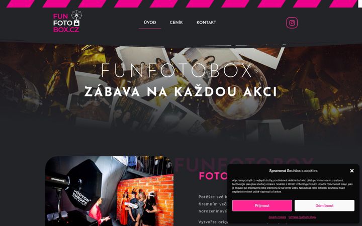 Screenshot of funfotobox.cz