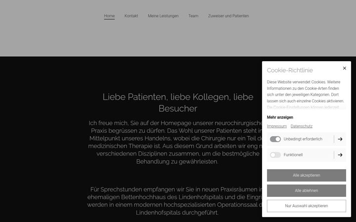 Screenshot of fung-neurochirurgie.ch