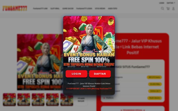 Screenshot of fungame777c.com