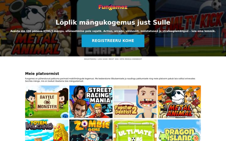 Screenshot of fungamez-app.com