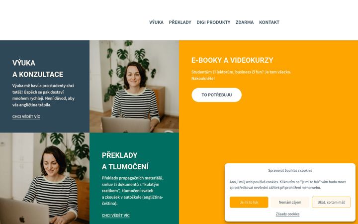 Screenshot of funglicky.cz