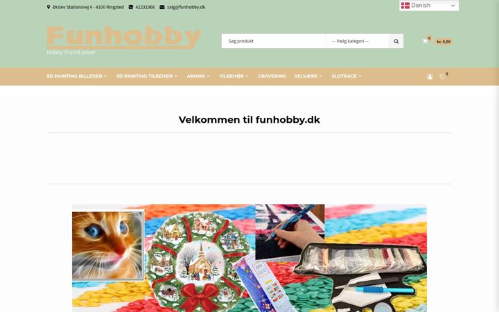 Screenshot of funhobby.dk