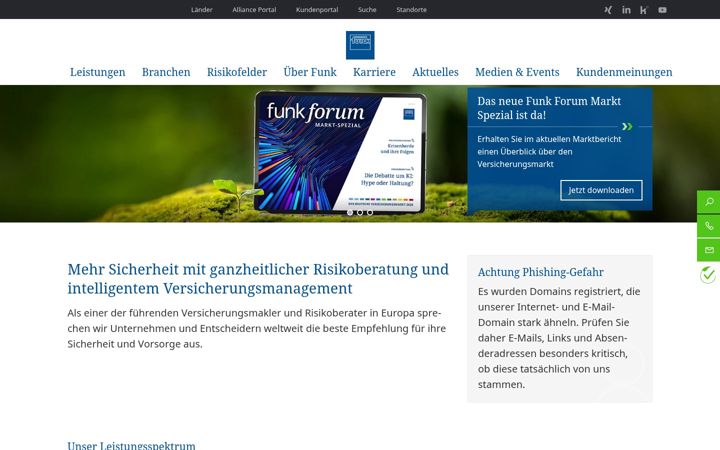 Screenshot of funk-austria.com