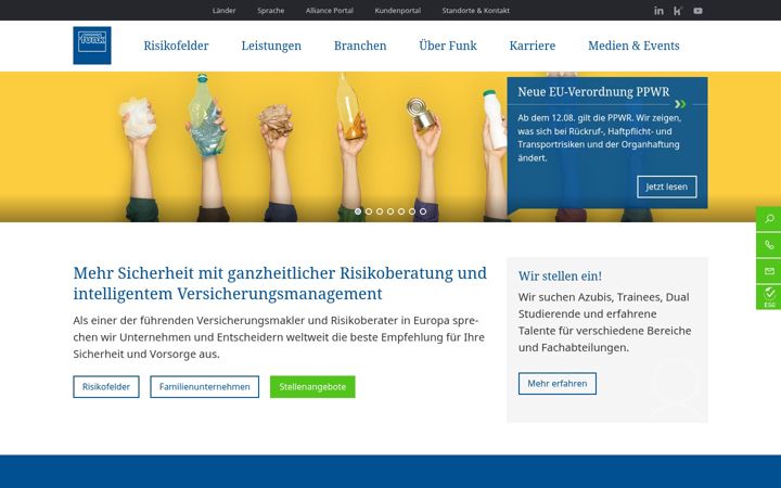 Screenshot of funk-gruppe.com