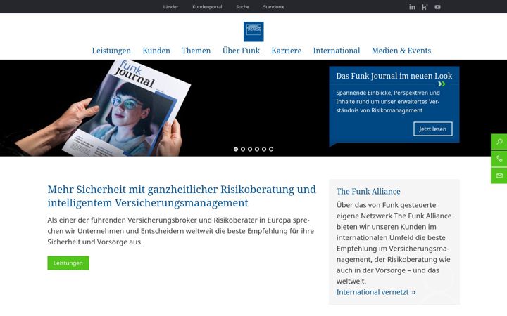 Screenshot of funk-gruppe.li
