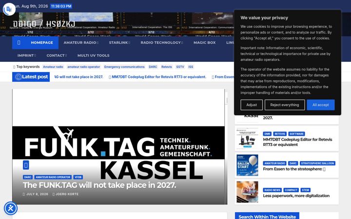 Screenshot of funk-news.de