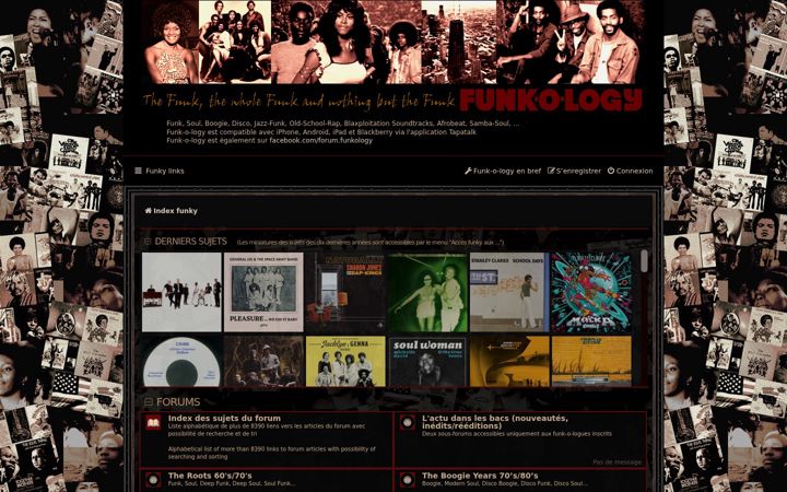 Screenshot of funk-o-logy.com