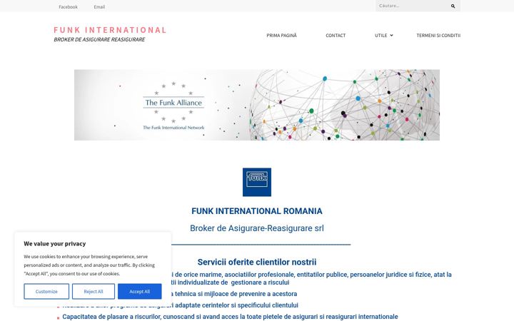Screenshot of funk-romania.ro