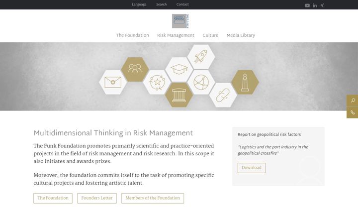 Screenshot of funk-stiftung.org