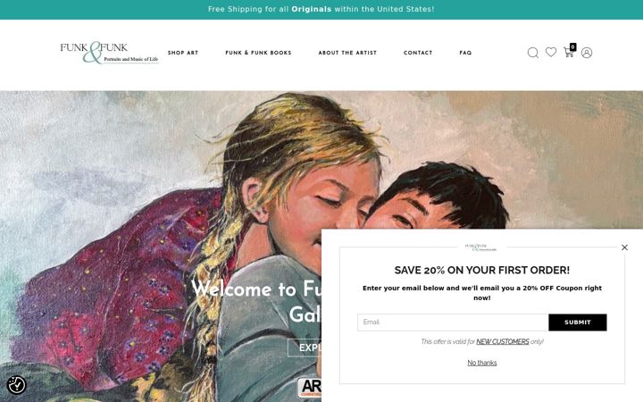 Screenshot of funkandfunk.com