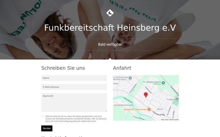 Screenshot of funkbereitschaft-heinsberg.de