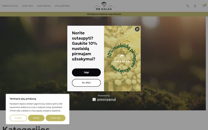 Screenshot of funkciniaigrybai.lt