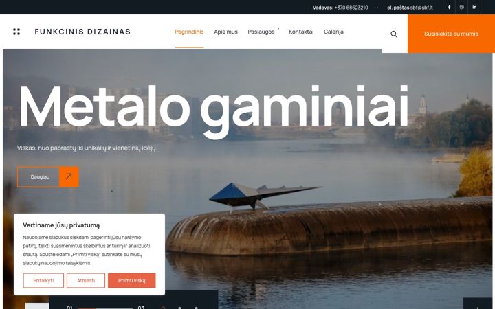 Screenshot of funkcinisdizainas.lt