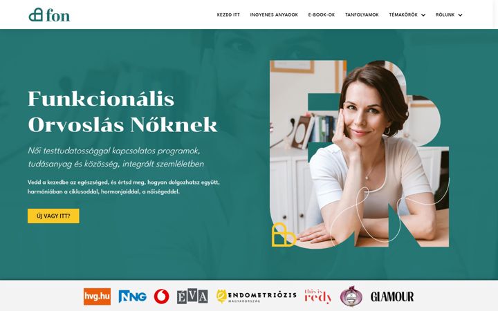 Screenshot of funkcionalisorvoslas.hu