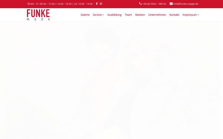 Screenshot of funke-soegel.de