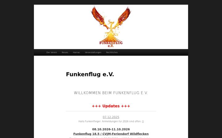 Screenshot of funkenflug-orga.de