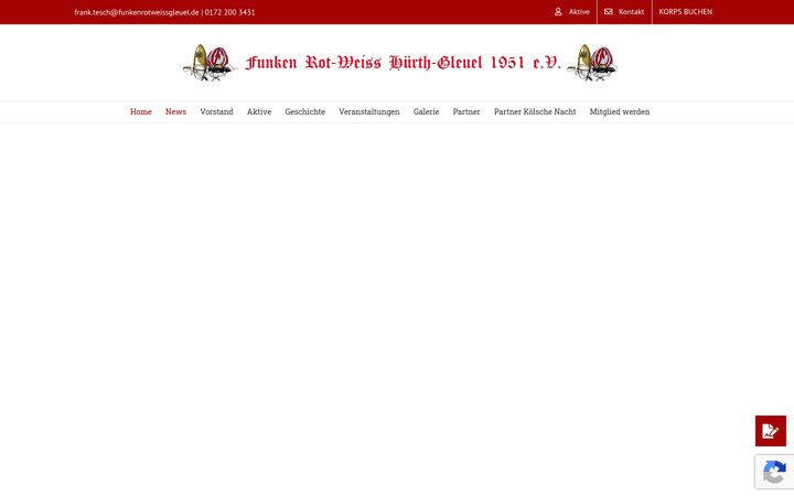 Screenshot of funkenrotweissgleuel.de