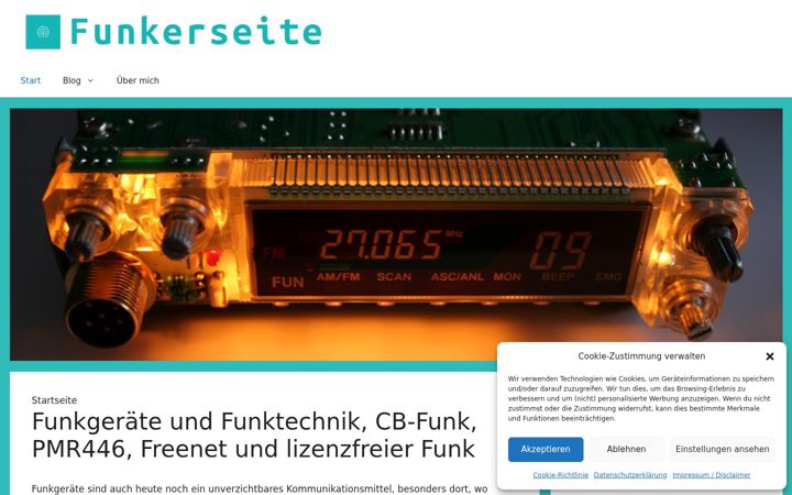 Screenshot of funkerseite.de