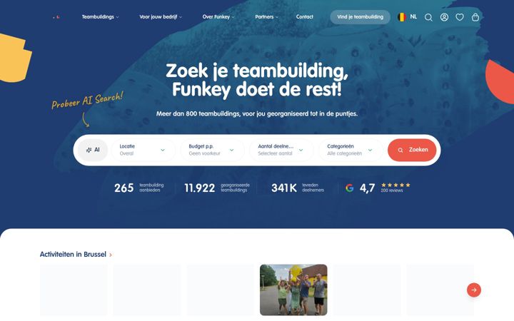 Screenshot του funkey.be