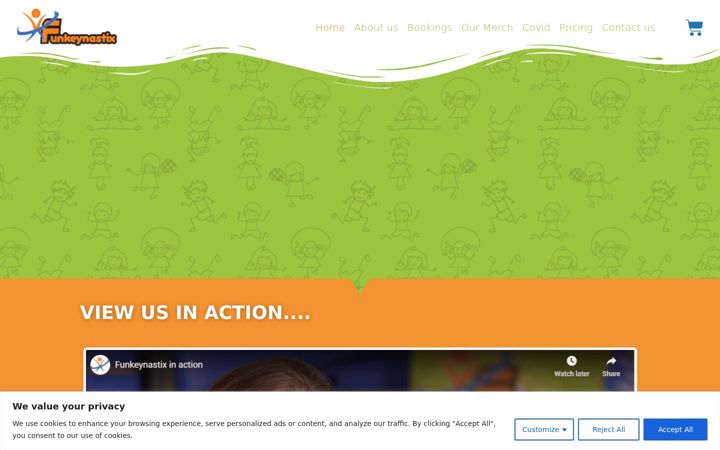 Screenshot of funkeynastix.ae