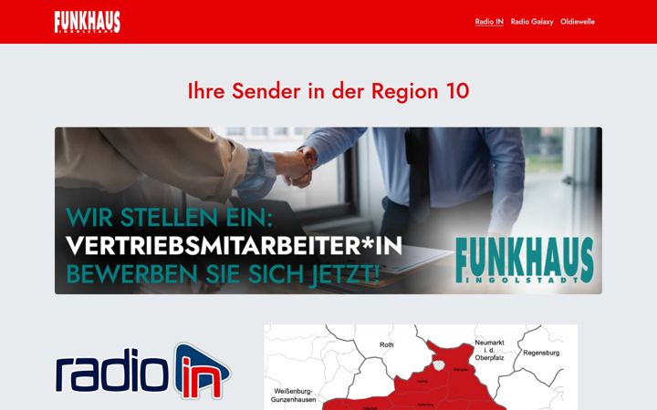 Screenshot of funkhaus-ingolstadt.de